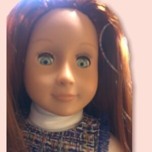 Our Generation Doll in blue dress